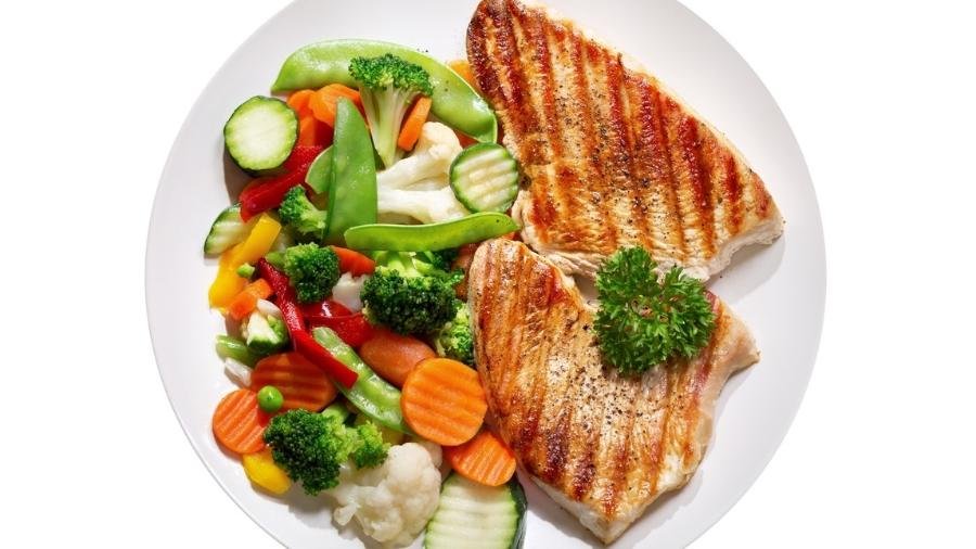 21 Alimentos que Ajudam a Emagrecer com Saúde 2 file de frango com legumes refeicao saudavel